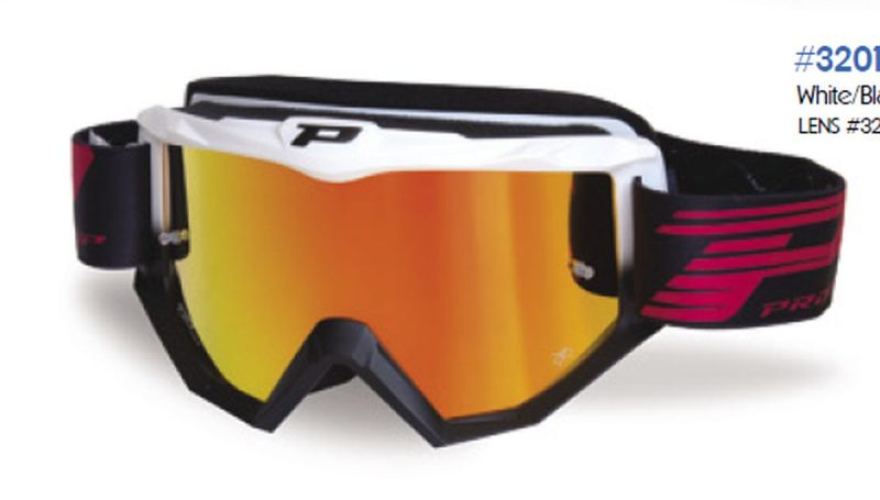 Progrip PG3201-137 FL Atzaki Goggles - White/Black (