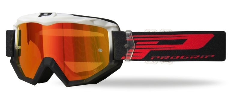 Progrip PG3201-137 FL Atzaki Goggles - White/Black (