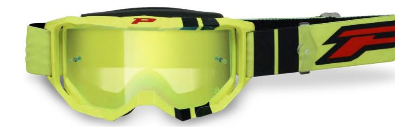 Progrip PG3300-310 FL Vision GO Goggles - Fluo Yellow/Matte Black (