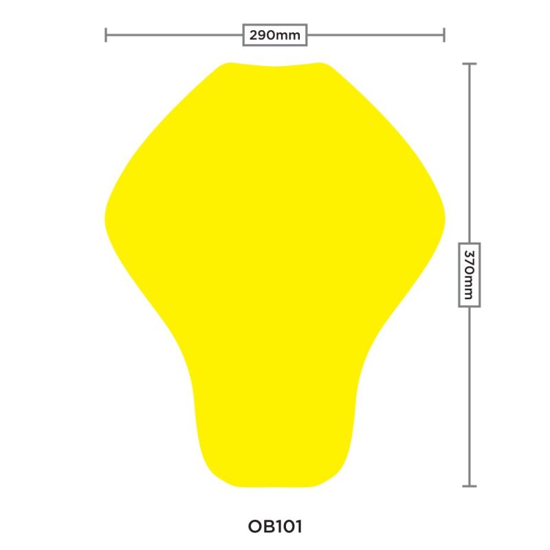 Oxford BACK Protector Level 2 DO Kurtki Wymiary 370MM/290MM