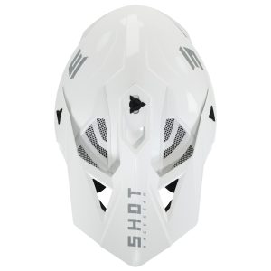 SHOT Racing LITE Solid White Glossy 2.0 Helmet - White/Glossy