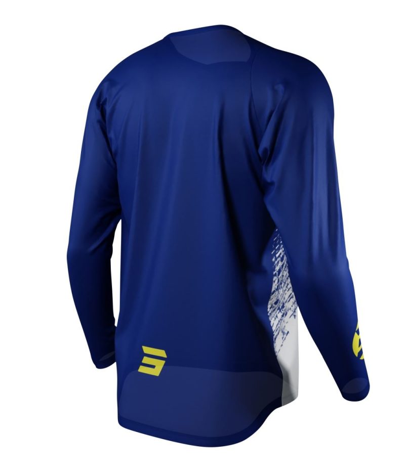 SHOT Racing MOTO DEVO ROLL Jersey - Blue/White/Yellow