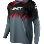 SHOT Racing MOTO DEVO Versus Jersey - Grey/Black/Red