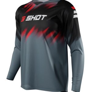 SHOT Racing MOTO DEVO Versus Jersey - Grey/Black/Red