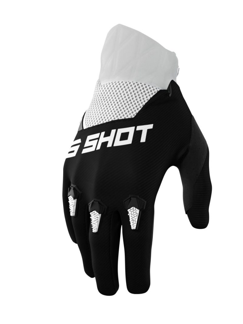 SHOT Racing MOTO DEVO Gloves - Black/White