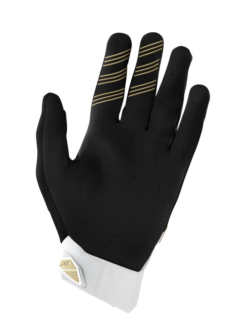 SHOT Racing MOTO DEVO Gloves - Black/White/Gold
