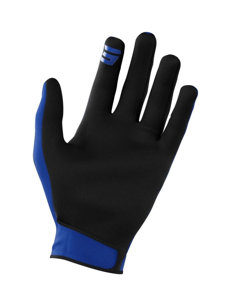 SHOT Racing MOTO DEVO RAW Burst Gloves - Blue/White