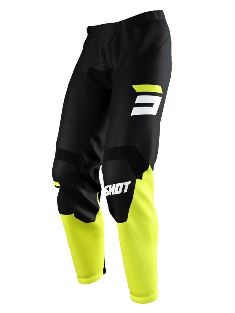 SHOT Racing MOTO DEVO RAW Burst Pants - Black/Yellow/White