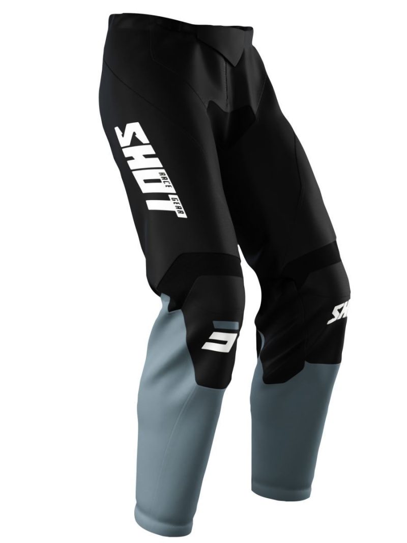 SHOT Racing MOTO DEVO RAW Burst Pants - Black/Grey/White