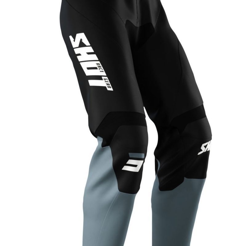 SHOT Racing MOTO DEVO RAW Burst Pants - Black/Grey/White