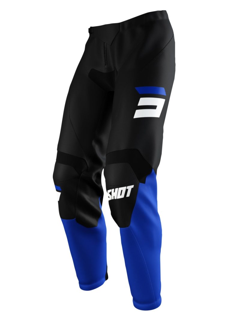 SHOT Racing MOTO DEVO RAW Burst Pants - Black/Blue/White