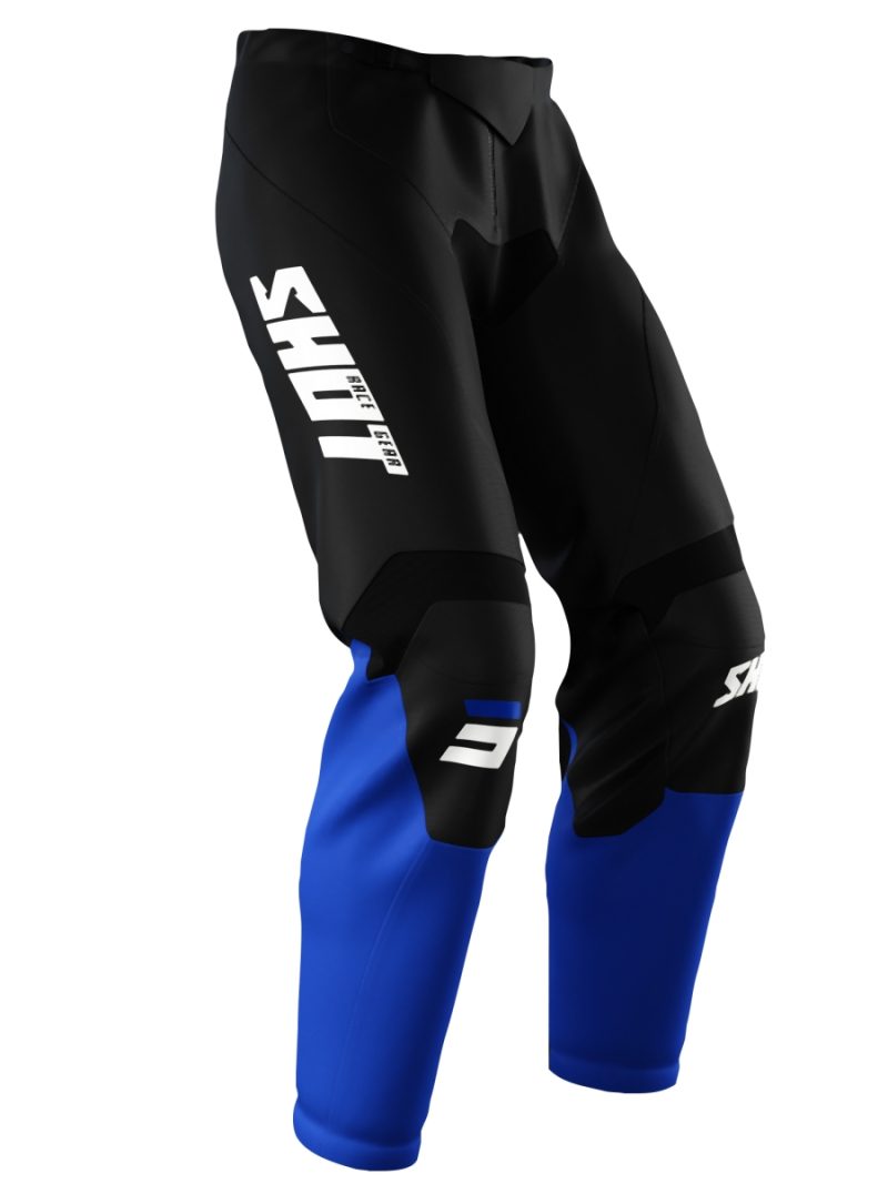 SHOT Racing MOTO DEVO RAW Burst Pants - Black/Blue/White