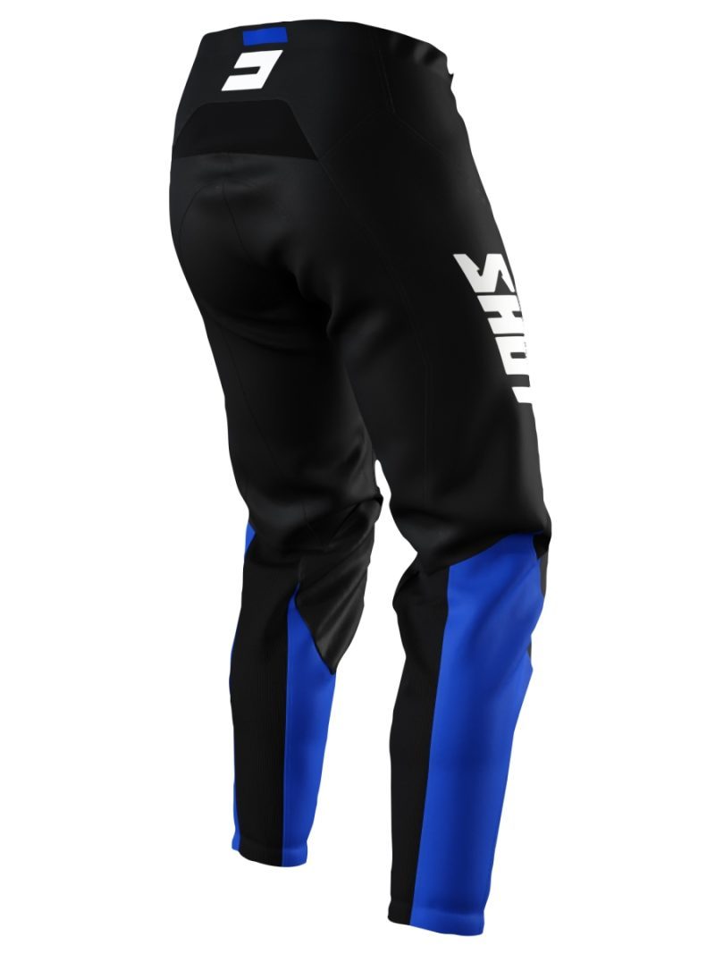 SHOT Racing MOTO DEVO RAW Burst Pants - Black/Blue/White