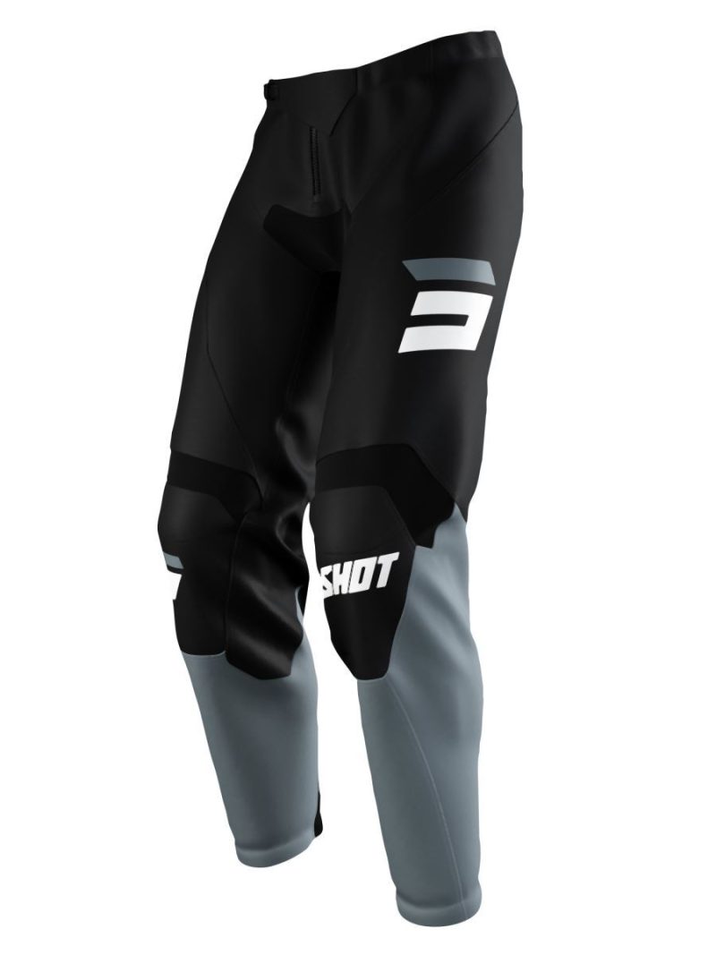SHOT Racing MOTO DEVO RAW Burst Pants - Black/Grey/White