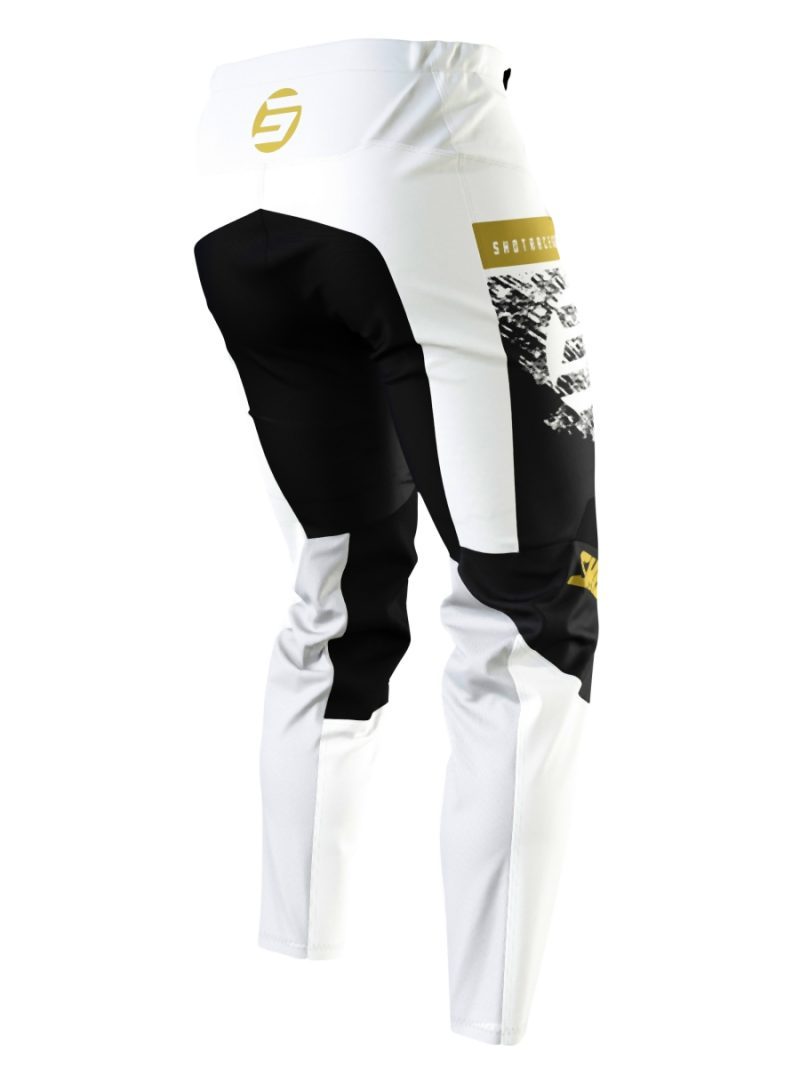 SHOT Racing MOTO DEVO ROLL Pants - White/Gold/Black