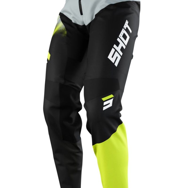 SHOT Racing MOTO DEVO Versus Pants - Black/Grey/Yellow