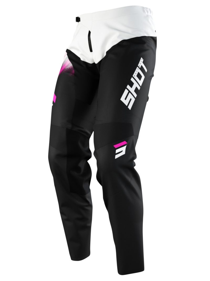 SHOT Racing MOTO Youth DEVO Youth Versus Pants - Black/White/Pink