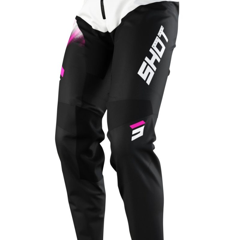 SHOT Racing MOTO Youth DEVO Youth Versus Pants - Black/White/Pink