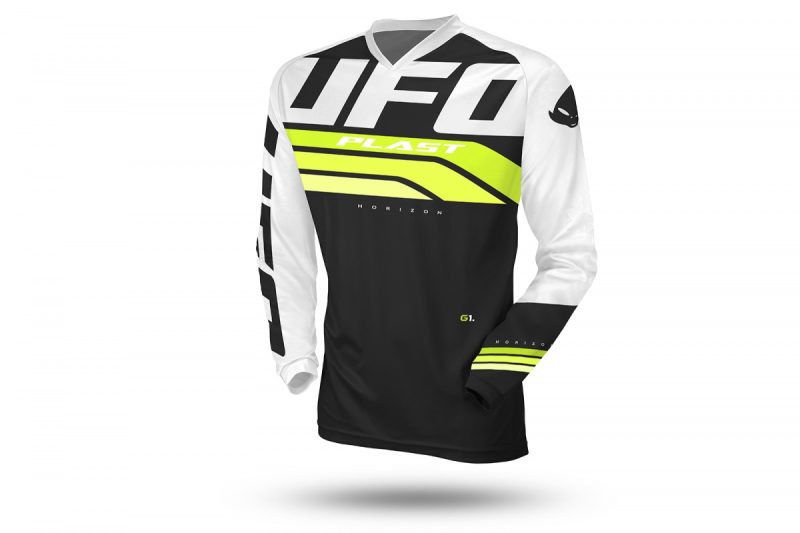 UFO Horizon Cross Jersey - Black/White/Fluo Yellow