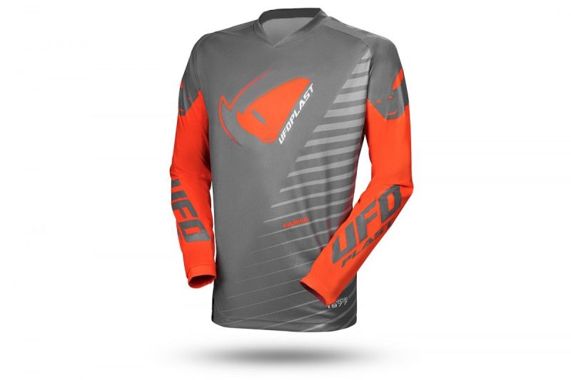 UFO Kimura Cross Youth Jersey - Grey/Orange