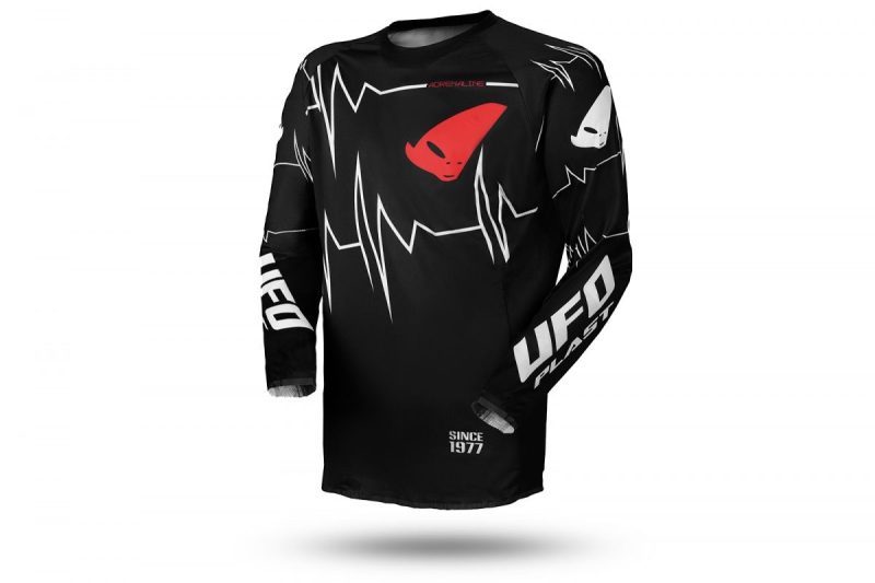 UFO SLIM Adrenaline Cross Jersey - Black/Fluo Orange