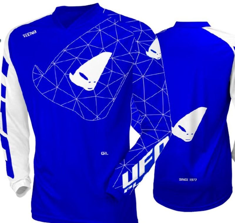 UFO Tecno Cross Jersey - Blue/White
