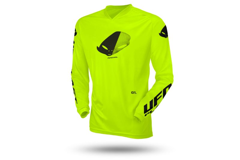 UFO Radial Youth Cross Jersey - Fluo Yellow