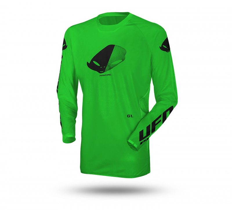 UFO Radial Youth Cross Jersey - Fluo Green