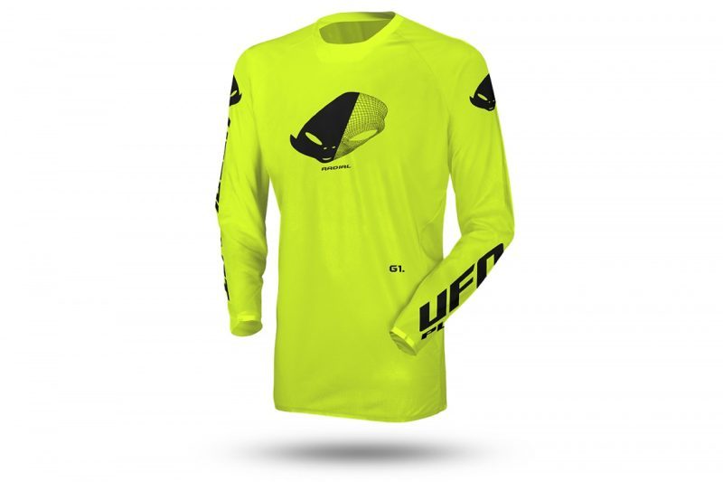 UFO SLIM Radial Cross Jersey - Fluo Yellow
