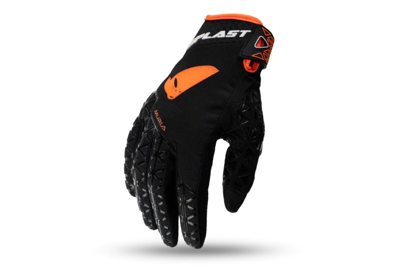 UFO Muria Cross Gloves - Black/Fluo Orange