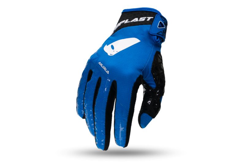 UFO Muria Cross Gloves - Blue/White