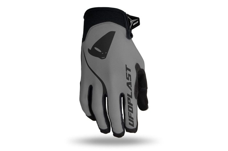UFO Skyline Cross Gloves - Grey/Black
