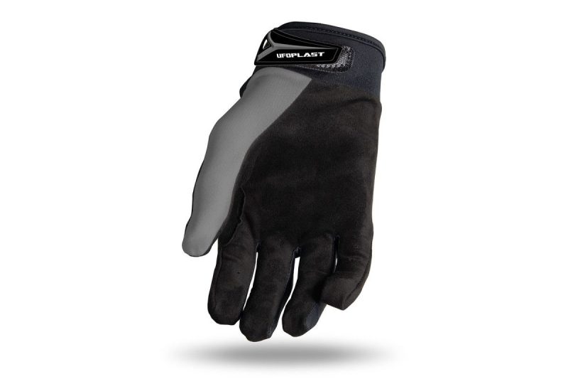 UFO Skyline Cross Gloves - Grey/Black