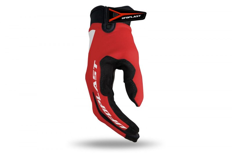 UFO Skyline Cross Gloves - Red