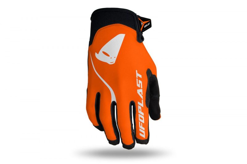 UFO Skyline Cross Gloves - Fluo Orange