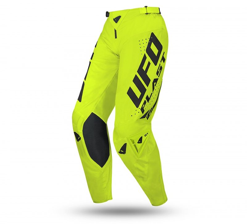 UFO Radial SLIM Cross Pants - Fluo Yellow