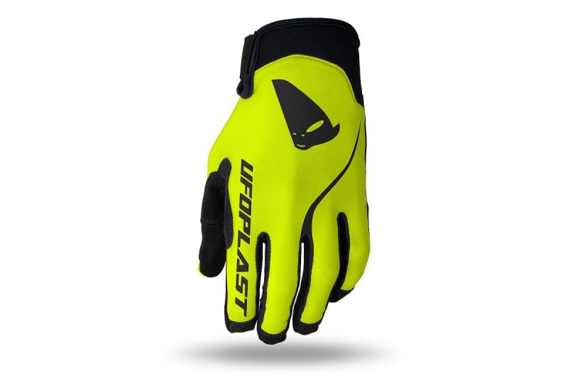 UFO Skyline KIDS Motocross Gloves - Black/Fluo Yellow