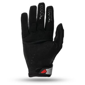 UFO Muria Cross Gloves - Grey/Black/Red