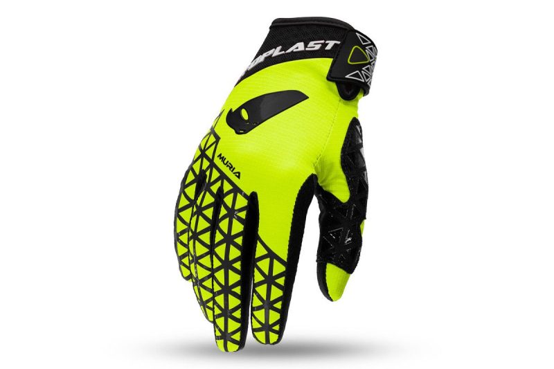 UFO Muria Cross Gloves - Fluo Yellow/Black