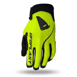 UFO Skyline Cross Gloves - Fluo Yellow/Black