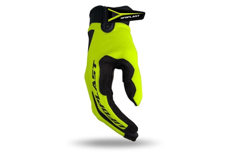 UFO Skyline Cross Gloves - Fluo Yellow/Black