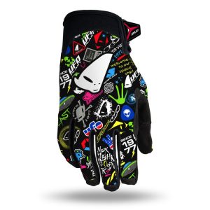 UFO Skyline Cross Kolorowa Grafika UFO Gloves