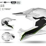 UFO Intrepid Cross Helmet - White/Black