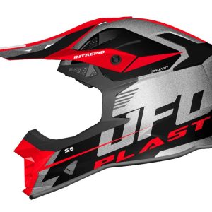 Black/Silver/Fluo Red