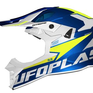 Blue/White/Fluo Yellow