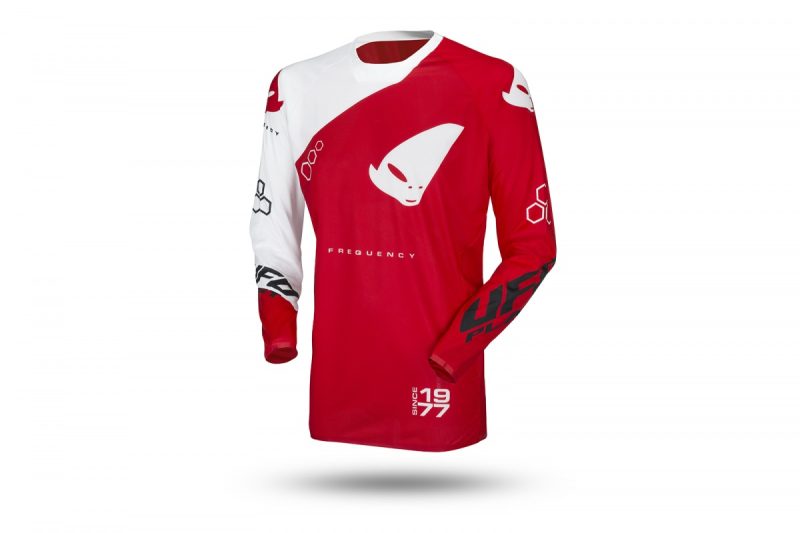 UFO Frequency SLIM Jersey - Red/White