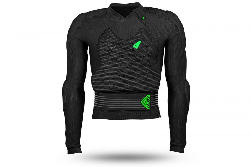 UFO Chest Protector Ultralight 2.0 Bodyguard - Black/Fluo Green