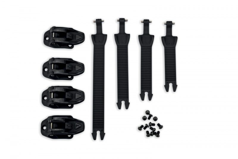 UFO Paski, Klamry, Zapiecia, Sruby DO Butow Avior, Elektron, Obsidian I Typhoon Komplet 4SZT - Black