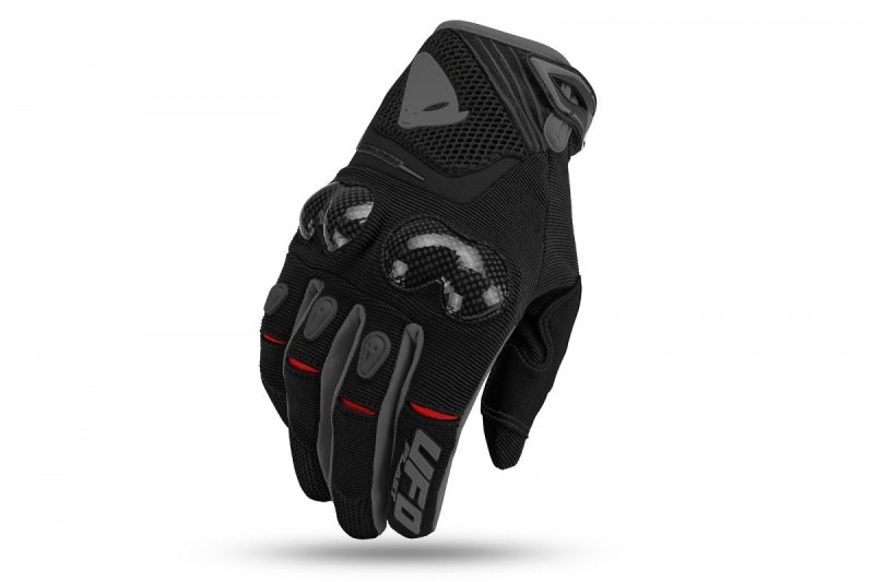 UFO Reason Carbon Gloves - Black/Grey