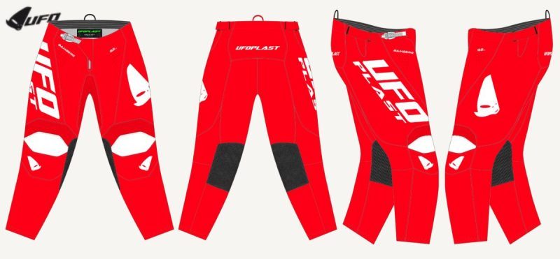 UFO Bamberg Cross Pants - Red/White